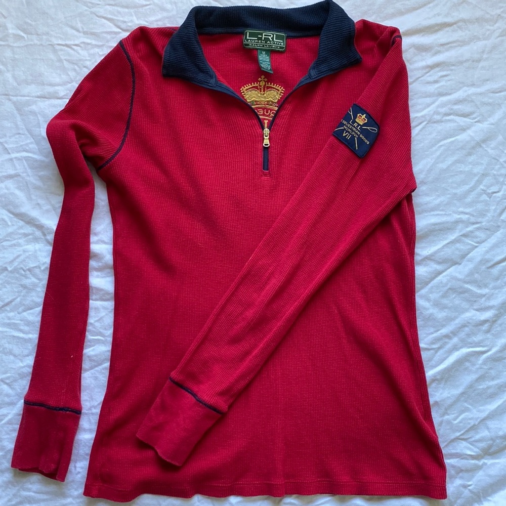 Ralph Lauren Active waffle top.